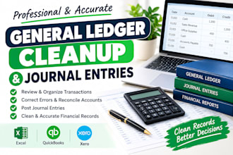 clean up your general ledger and post accurate journal entries