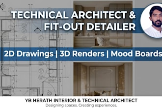 draw technical structural details and architectural blueprints