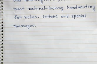handwrite letters, notes, and messages beautifully