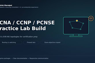 build your virtual lab in eve ng with firewall and network devices