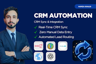 build CRM automation, sync and integration