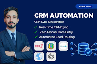 build CRM automation, sync and integration