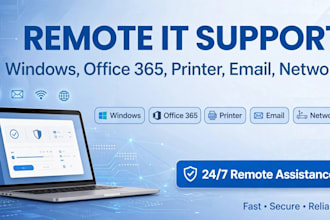 be your remote IT support for wisdom office 365 printer email network