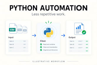 automate a repetitive CSV excel or file task with python