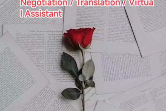 be your chinese business negotiator and assistant