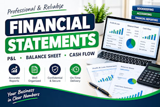 prepare accurate financial statements, profit and loss, balance sheet and