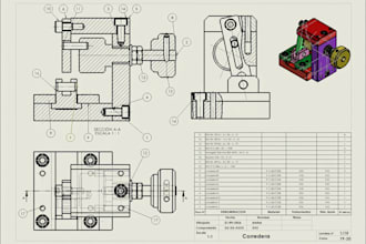 create professional 2d technical drawings and manufacturing drafts in solidworks