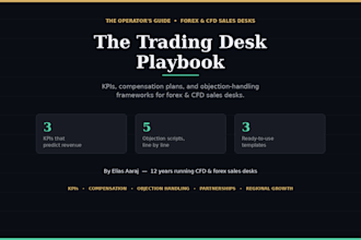 give a trading desk playbook covering operational side