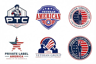 design high quality patriotic logo for your business