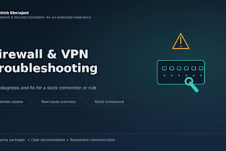 troubleshoot and fix your firewall or VPN connection issue