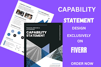 create a professional capability statement for your business