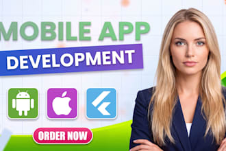 build ai mobile app development, android app ios app creation, flutter developer