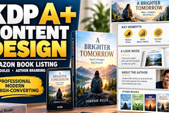 do kdp a plus content deesign amazon book a plus content kdp listing design