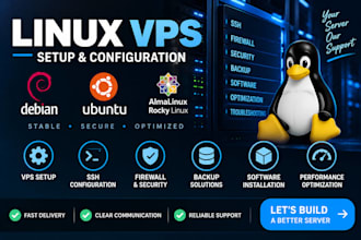 set up and troubleshoot your linux vps server