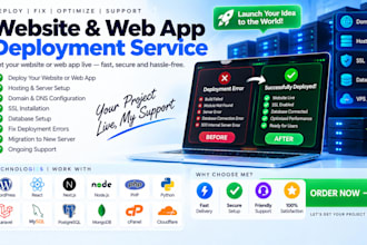 deploy, host and fix your website or web app