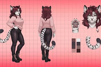 do furry reference sheet fursona ref sheet character design nsfw furry artist