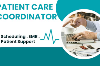provide part time patient care coordinator support