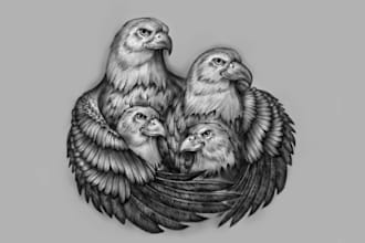 design a masculine elegant tattoo logo and custom tattoo design
