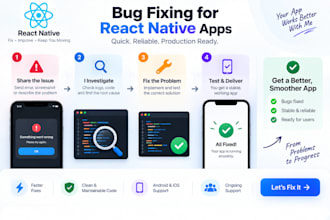 fix bugs and issues in your react native app