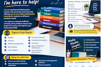 be your online math tutor for school college and university mathematics