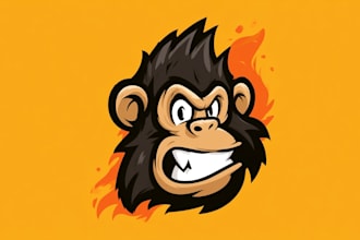 design an original mascot logo for your brand