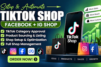 tik tok shop setup,fix tiktok shop shopify dropshipping setup instagram shop ads