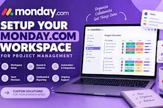 setup your monday com workspace for project management