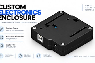 design a custom electronics enclosure using solidworks