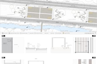 draft 2d landscape autocad plans and construction details