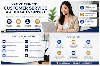 native chinese customer service and after sales support
