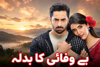 design 3 viral pakistani drama thumbnails