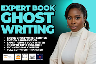 be ebook ghostwriter, ghost book writer, non fiction ebook writer, ghost writing