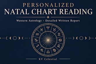 create a detailed personalized natal chart reading