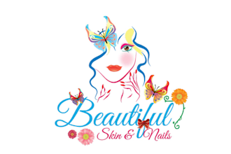 design looks nice beautiful skin and nails logo