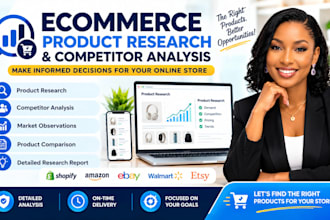 do ecommerce product research and competitor analysis