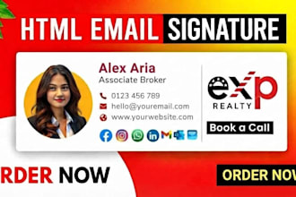 do clickable HTML email signature for gmail outlook apple mail
