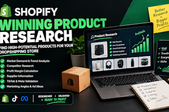 shopify winning product research, dropshipping product research, shopify product
