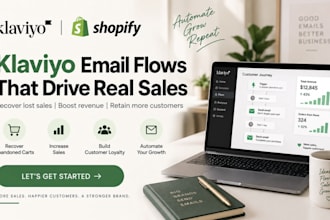 setup klaviyo flows for shopify to recover abandoned carts, boost sales, retain