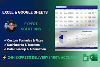 create custom excel or google spreadsheets