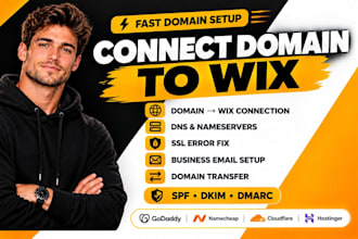 connect domain to wix website fix dns records nameservers and domain transfer