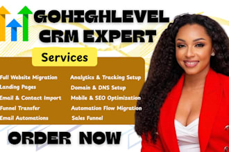 gohighlevel website design, ghl website redesign, ghl automation, CRM expert