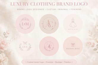 design luxury logo for your women clothing brand