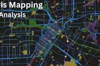 create professional gis mapping, arcgis, qgis and spatial