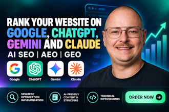 rank your website on google, chatgpt, gemini and claude with ai SEO, aeo and GEO