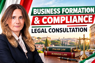 provide legal consultation for business formation and compliance