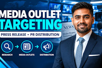 research media outlets for press release PR distribution and UK PR online