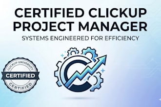 be your clickup project manager and streamline your team workflow