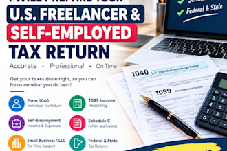 prepare your US freelancer and self employed tax return