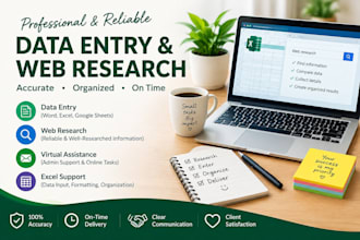 data entry web search