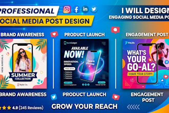 design creative posts for your business